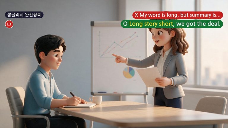 콩글리시 완전정복 Day 49 - '핵심만 간단히 말씀드리면' In a nutshell과 Long story short