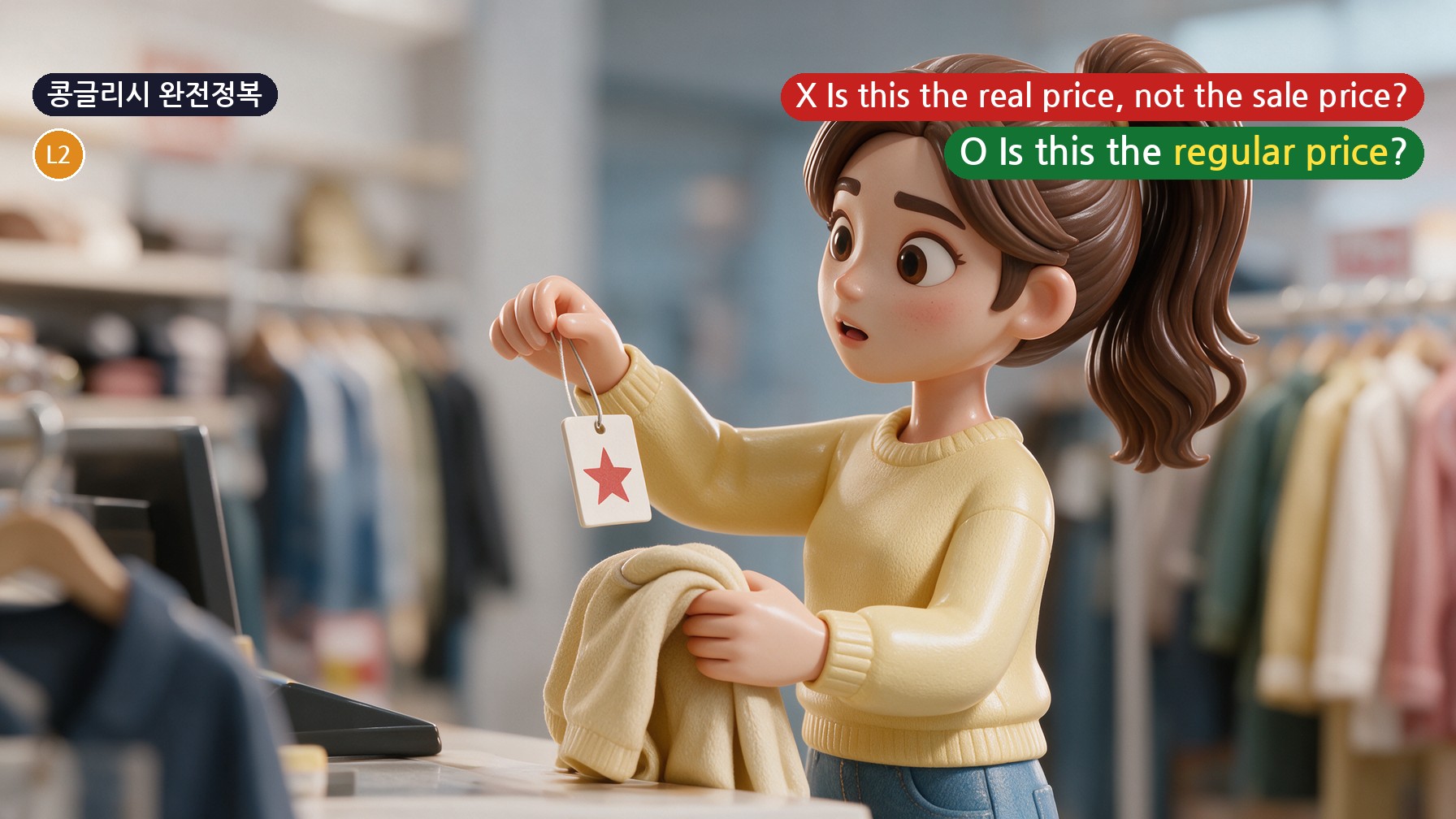 콩글리시 완전정복 Day 73 - '이거 정가예요?'를 Is this the real price?라고 하면 어색한 이유